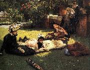 James Tissot In the Sunshine France oil painting artist